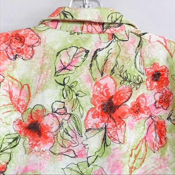 Christopher & Banks Floral blazer - Picture 9 of 10